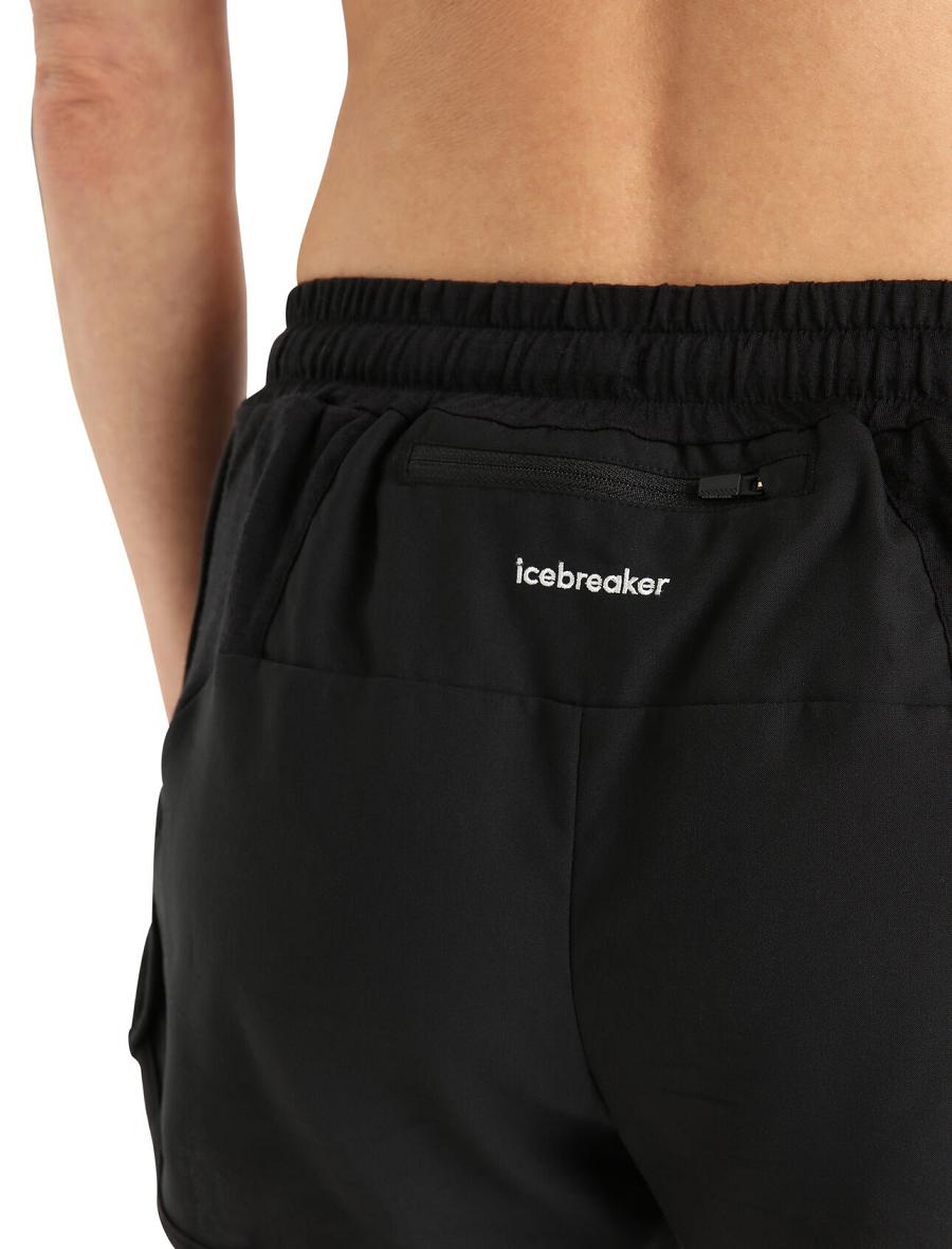 Shorts Icebreaker ZoneKnit™ Merino Femme Noir | FR 1505LISH